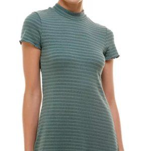 *NWT* Planet Gold - Green Mock Neck Mini Dress, M